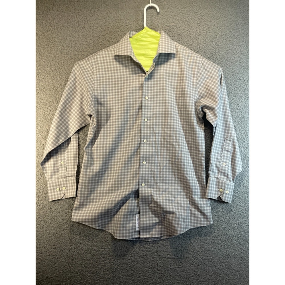 Brooks Brothers Shirt Mens 15.5 - 2/3 Plaid Regent Non Iron Cotton Button - Picture 1 of 6